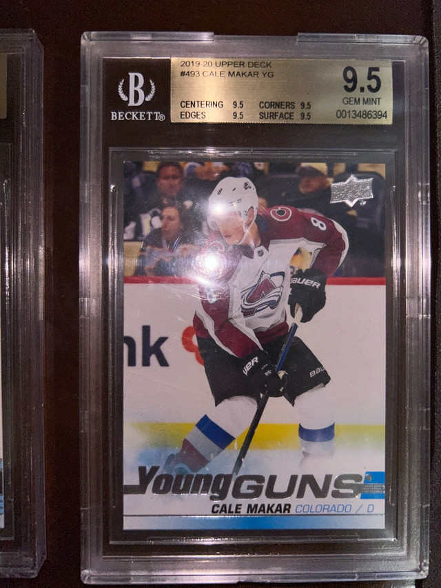 Cale Makar Young Guns BGS 9.5 in Arts & Collectibles in St. Catharines