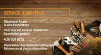 Homme à tout faire/Handyman services