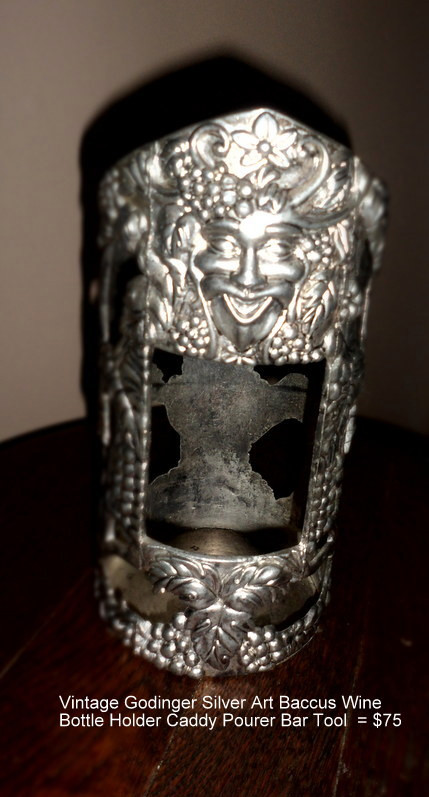Vintage Items - Silver Vases , Wine Bottle Holders  Etc in Arts & Collectibles in Hamilton - Image 3
