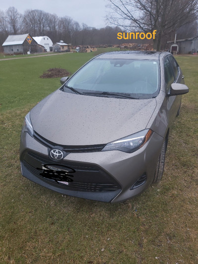 2017 Corolla in excellent condition