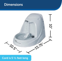 NEW Drinkwell Platinum Pet Fountain: 168 Ounce