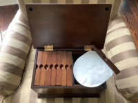 Bombay CD or storage solid wood box
