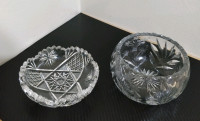 Crystal ashtray / bowl / trinket holder