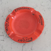 Frontenac porcelain ashtray