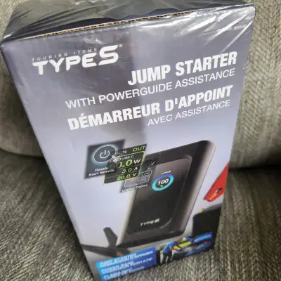 Jump Starter Type S 8600mAh – 12V Car Booster, USB-C PD 65W, LED, View more