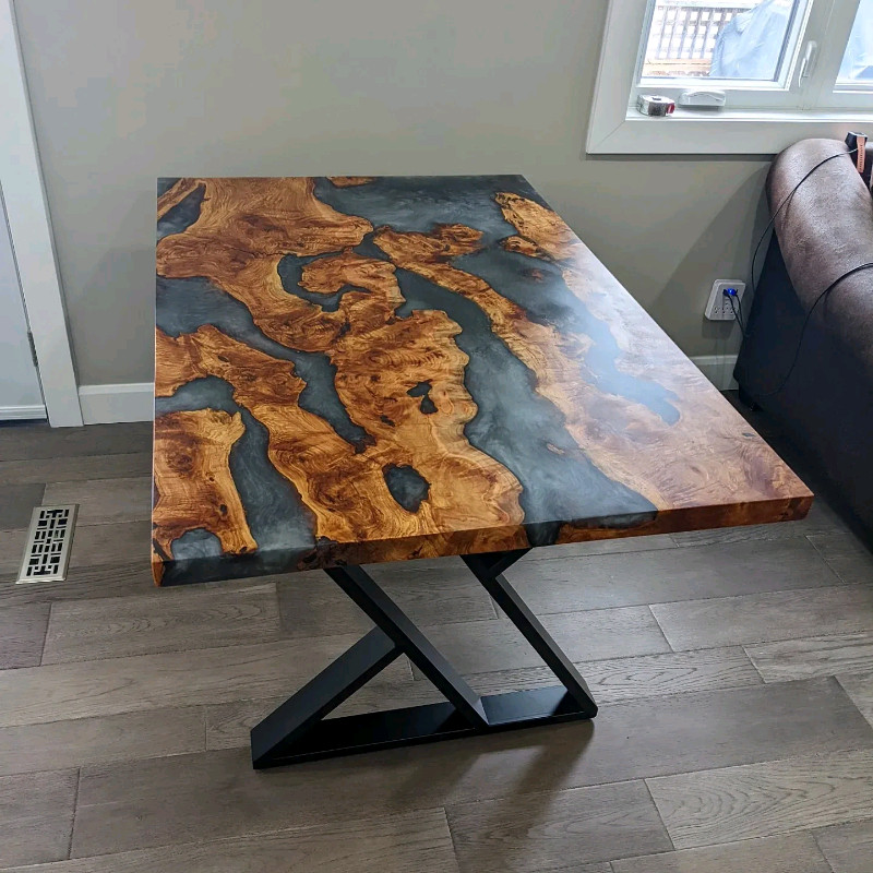 Epoxy and live edge tables Dining Tables & Sets Oakville / Halton Region Kijiji