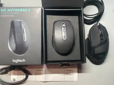 Wireless Mouse - Logitech MX Anywhere 3 - (almost bnew, with box & receipt, bought for 99usd+tax) -...