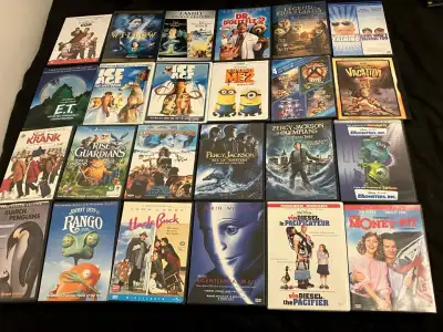 Sélection de films pour enfants et famille dvd au choix. Si vous le désirez voir mes autres annonces...