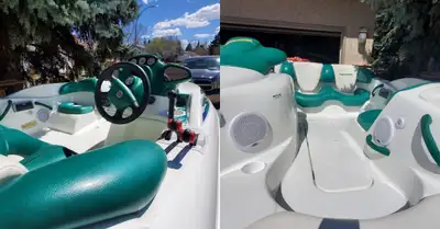 2002 Seadoo Challenger boat for Sale. In near-perfect condition. Both carburetors were rebuilt last...
