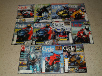 Vintage 1990's Cycle Canada collection magazines