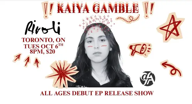Music Event at Rivoli Toronto! (With pop star Kaiya Gamble)