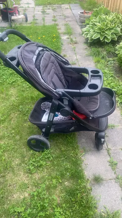     Baby Stroller with Detachable Carrier, View more