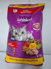 Sac de nourriture pour chat Whiskas de 9.1KG