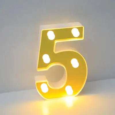 Led Light Numbers for Desk, Wall, Table, Wedding, Birthday, Party, Christmas, Bar Decor ============...