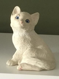 Vintage 1984 Sandicast Cat Figurine - Figurine de Chat Sandicast