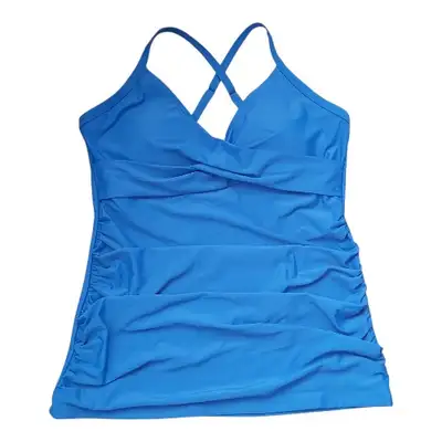 RELLECIGA Royal Blue Tankini Top Large Adjustable Straps, View more
