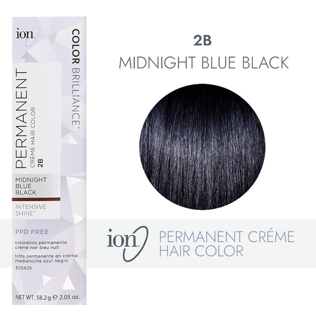 4 packs of Ion Permanent Hair color in 2B Midnight Blue Black in Health & Special Needs in City of Toronto
