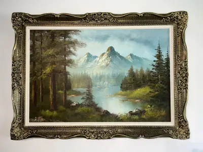 original Nature Oil Landscape Painting on Canvas, View more