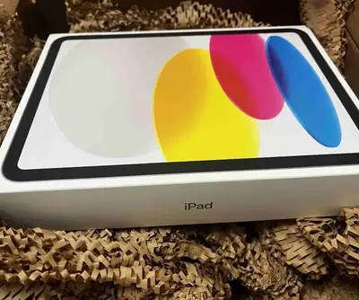 Brand new iPad 10th generation, 128GB, silver, With a free new iPad case and screen protector
