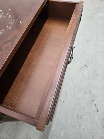 Solid wood console / writing table with drawe, View more