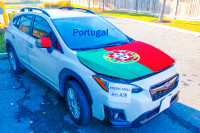 Portugal Car Flag, hood cover, side-mirror cover, World Cup 2022