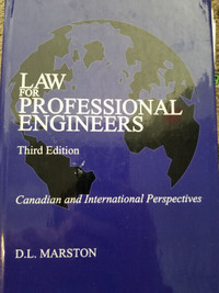 Law for Professional Engineers 3rd edition