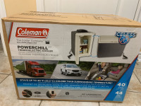 BNIB Coleman Power chill™ 40 Quart Thermoelectric Cooler