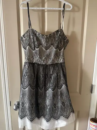City Chic Womens Black Lace Dress Plus Size M New With T, View more