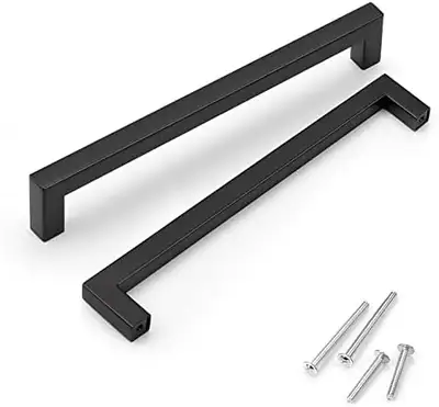 KNOBWELL 30 Pack Black Stainless Steel Cabinet Pulls, View more