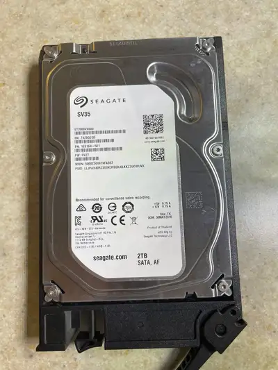 The Seagate ST2000VX000  3.5-inch, 2TB internal hard drive, View more