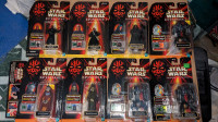 Vintage 1998 Star Wars Episdoe 1 Action Figures Sealed (49)