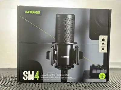 ️ Shure SM4 XLR Studio Condenser Mic Kit | BRAND NEW SEALED, View more