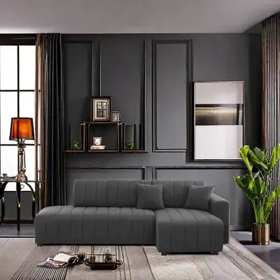 Today Big Sale L-Sectional Sofa Couch Comfort Famili Couches, View more