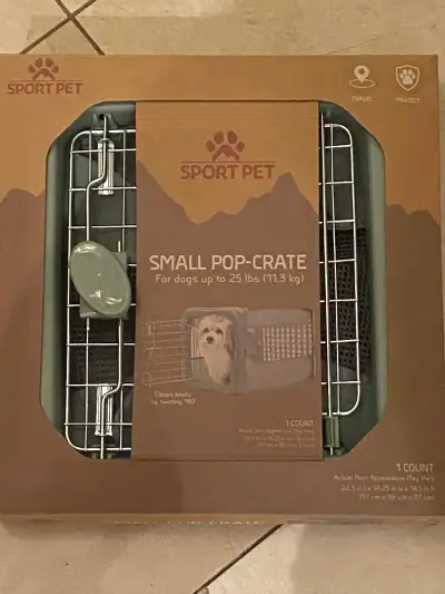 travel dog crate (small), View more
