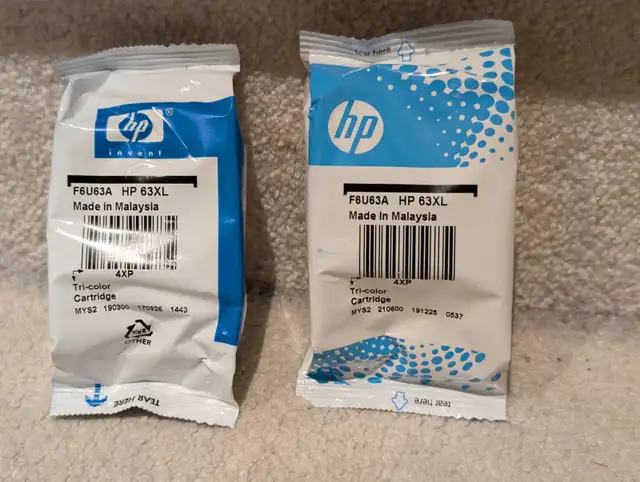 HP 63XL Printer Tri-colour ink in Printers, Scanners & Fax in Markham / York Region - Image 2