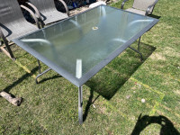 Patio table-free