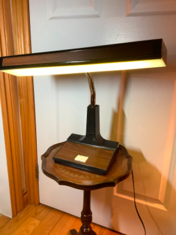 Vintage Mid Century Art Deco Style Goose Neck Desk/Table Lamp in Indoor Lighting & Fans in Belleville - Image 4
