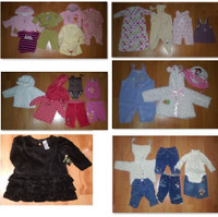 3-6 Mths Baby Girl Clothing Lot 2 (28 Pieces)