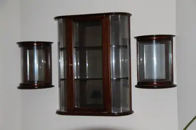 Vintage Bombay & Co. Curio Display Cabinets, View more