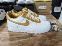 DS Nike "Gold Medal" Air Force 1 Premium Low - Size 8.5