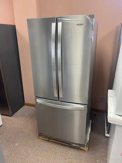 Whirlpool 30” French Door Refrigerator - 20cu.ft. (With delivery