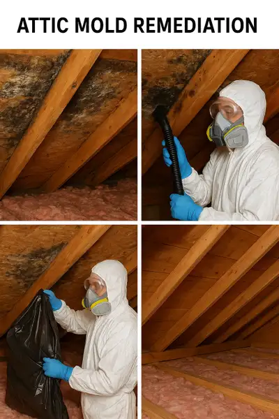 Attic Mold Removal Mold Removal Any Area in your Home or Office!, View more