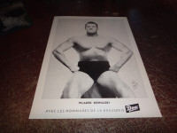 Wladek kowalski Press Photo dow brasserie Wrestler original mont