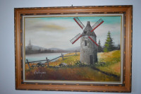 Peinture sur toile signé par (Duberger) artiste peintre