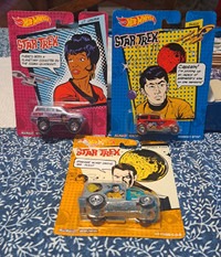 Star Trek Hot Wheels collector cars