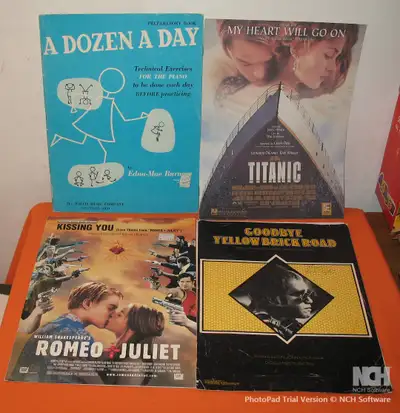 PIANO Lesson Sheet Music Books (4) All Good  -$15.  -, View more