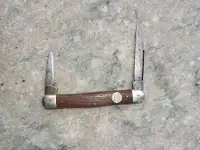RUKO Pocket Knife 2 blades wooden handle