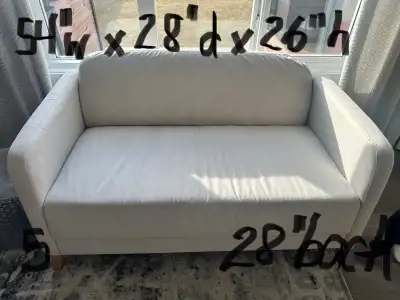 CREAM LOVESEAT, View more