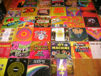 40 vinyles Compilations ROCK POP 70s
