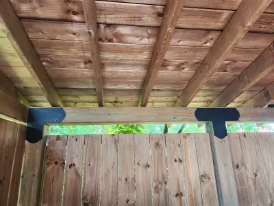 NEW black powder-coated 6×6 outdoor accents, View more